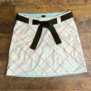 NIKEGOLF Ladies Dri-Fit Reversible Belted Skirt, Size 2